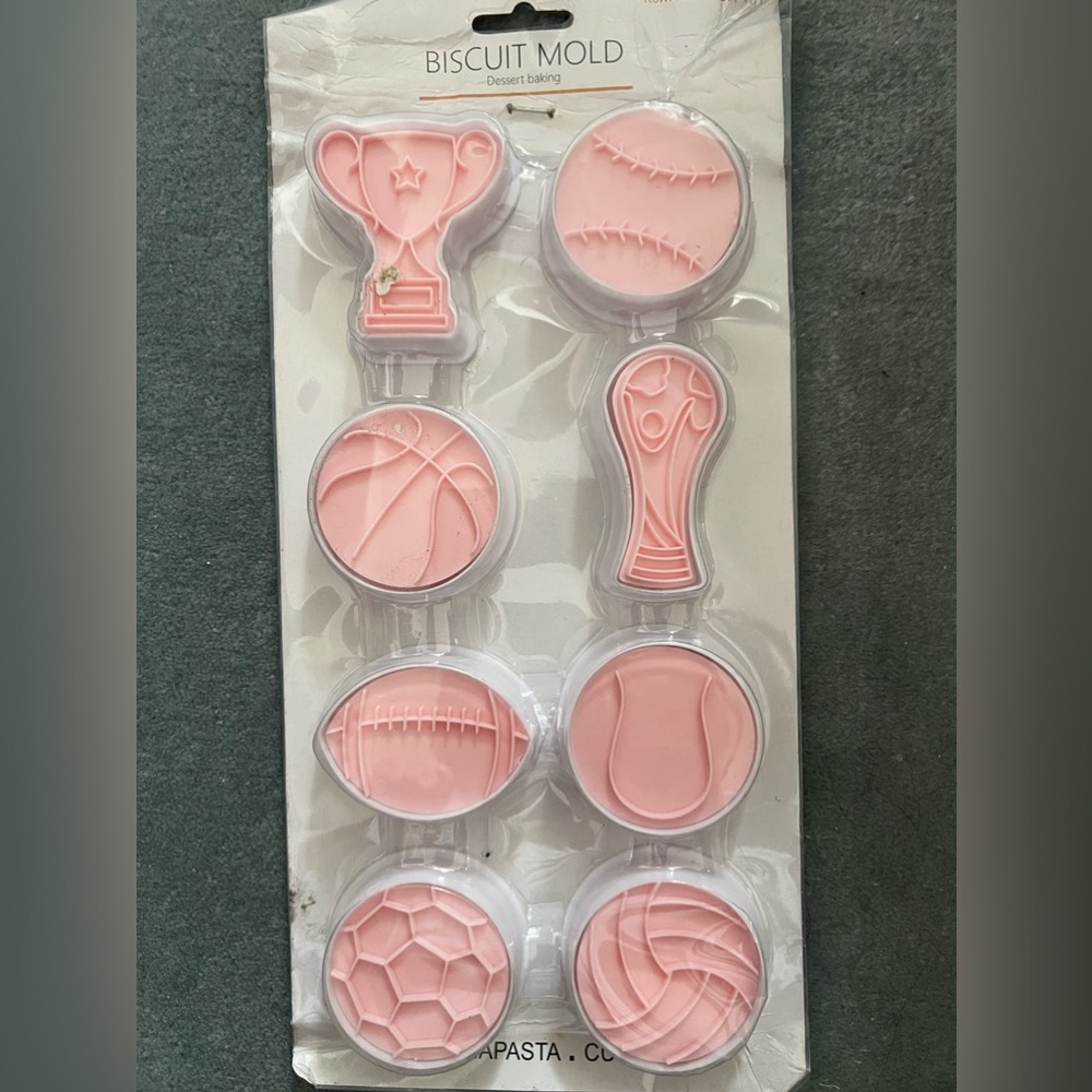 Sports cookie cutters - new